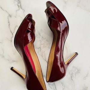 Kate Spade Burgundy Patent Heels